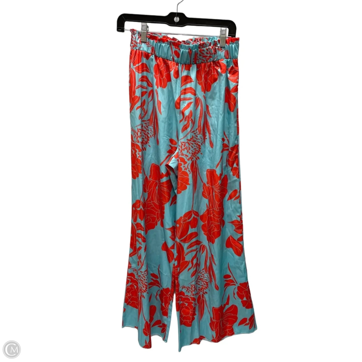 Pants Wide Leg By Shein In Floral Print, Size: 16