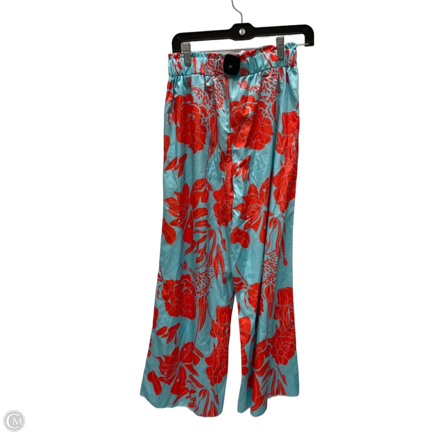 Pants Wide Leg By Shein In Floral Print, Size: 16
