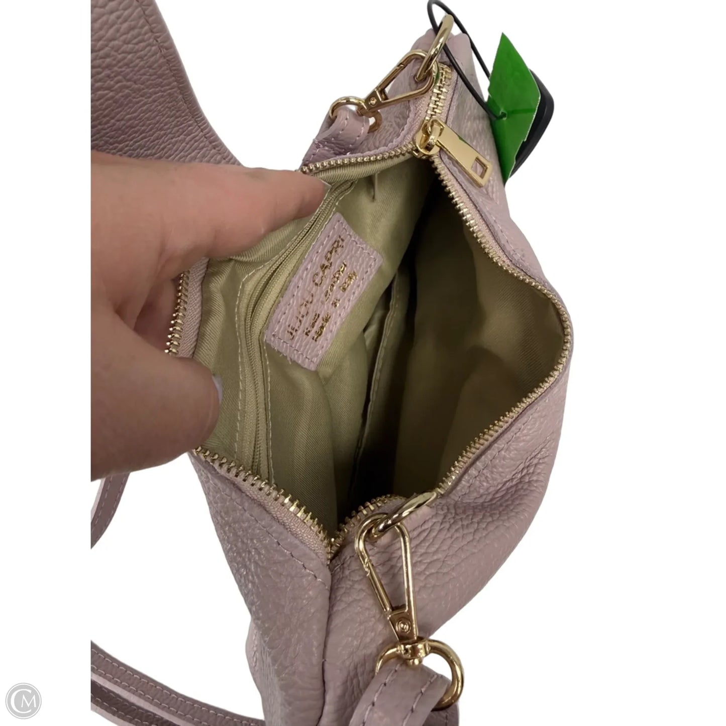 Handbag Leather By Clothes Mentor, Size: Small
