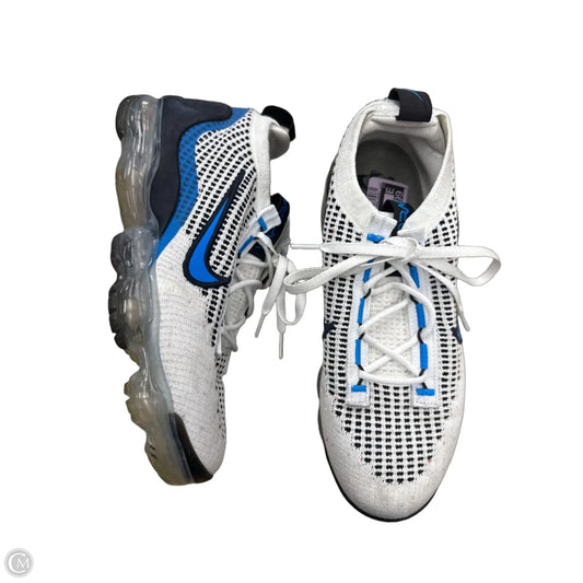 Shoes Sneakers By Nike In Blue & White, Size: 8.5