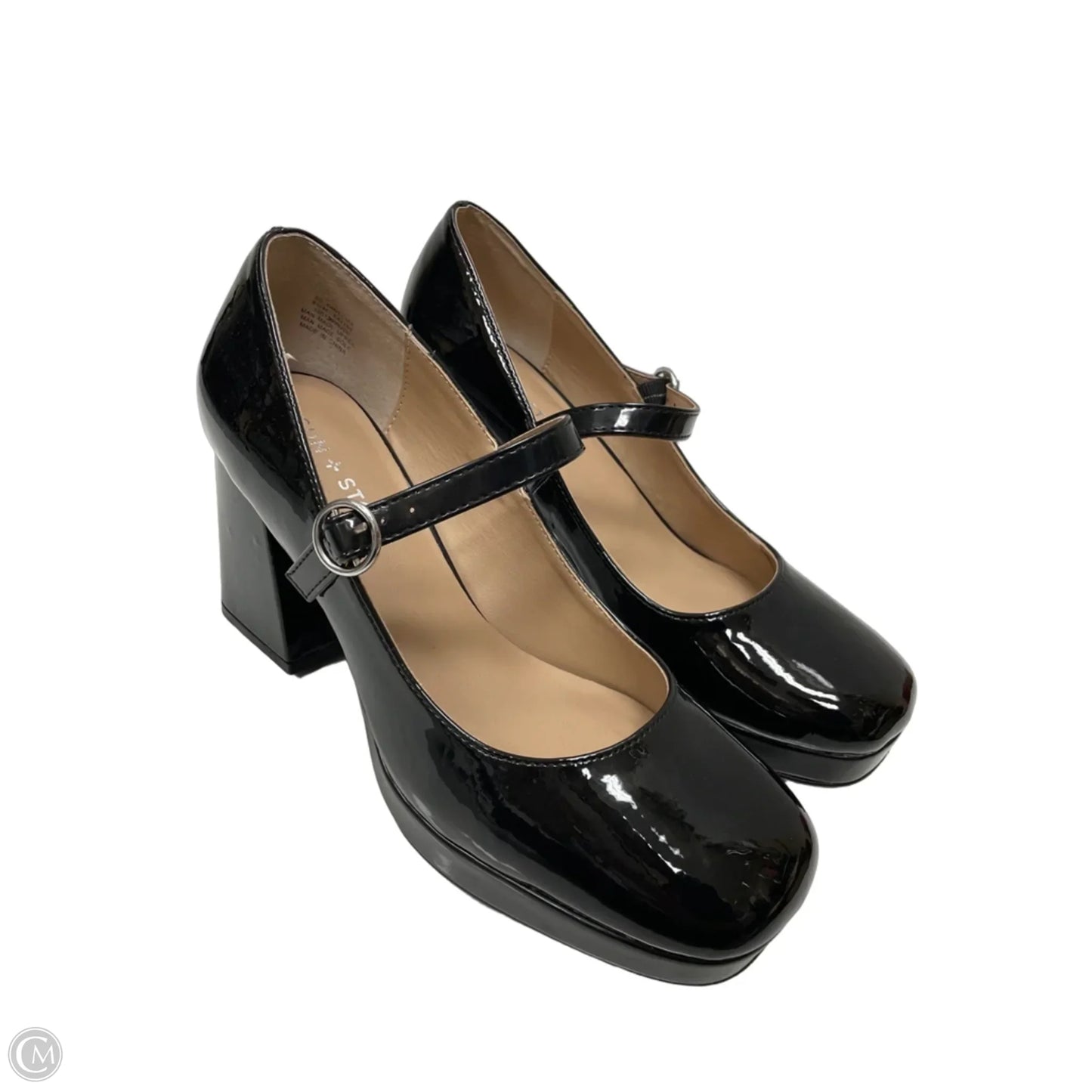 Shoes Heels Block By Cmc In Black, Size: 8.5