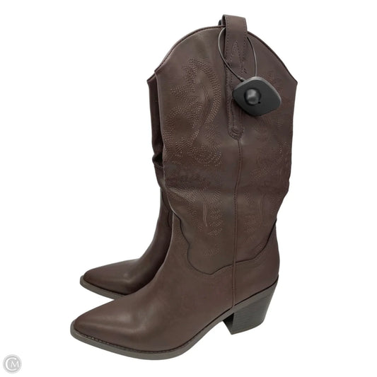 Boots Western By Cmc In Brown, Size: 8.5
