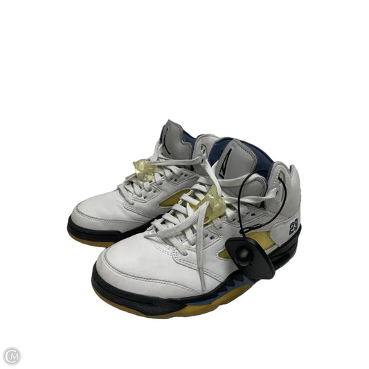 Shoes Sneakers By Nike In Grey & Tan, Size: 7
