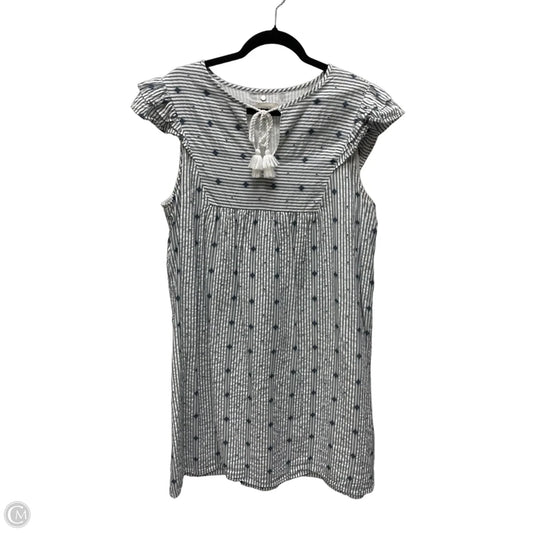 Dress Casual Short By Loft In Striped Pattern, Size: L
