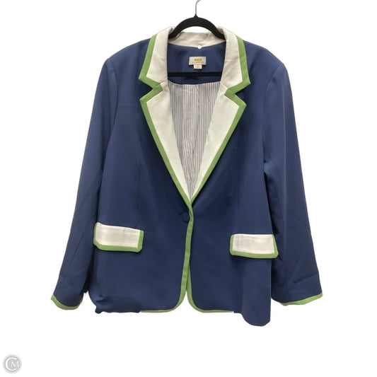 Blazer By Maeve In Navy, Size: 3x