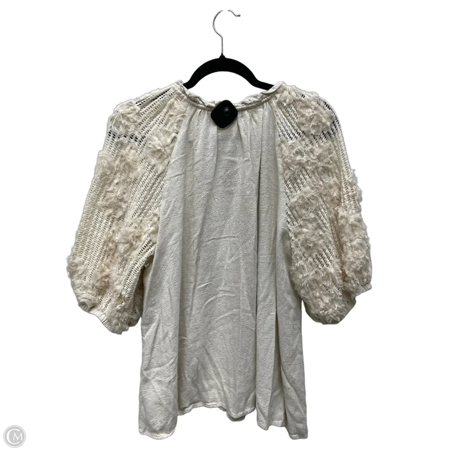 Top Short Sleeve By Umgee In Tan, Size: 1x