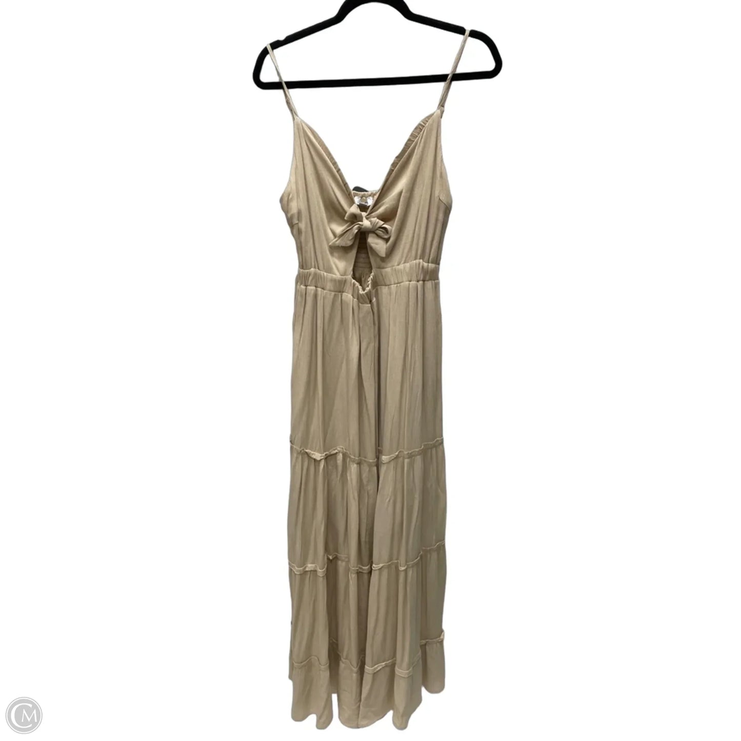 Dress Casual Maxi By Justify In Tan, Size: L
