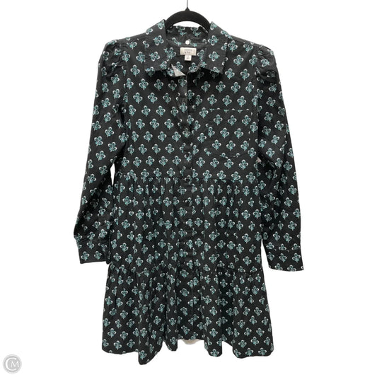 Dress Casual Short By Crown And Ivy In Black & Blue, Size: S