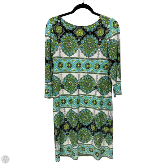 Dress Casual Short By London Times In Blue & Green, Size: M
