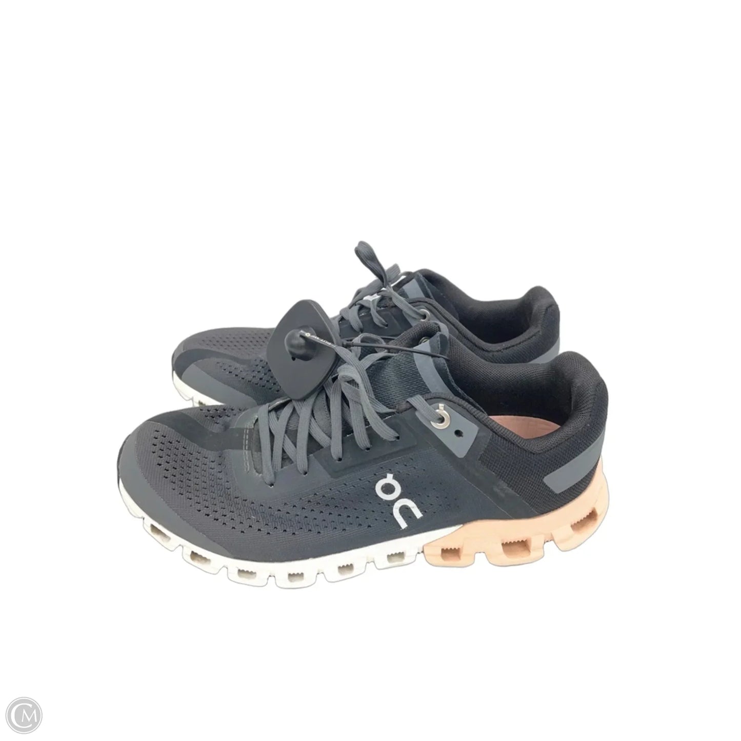 Shoes Athletic By On In Black & Grey, Size: 6.5