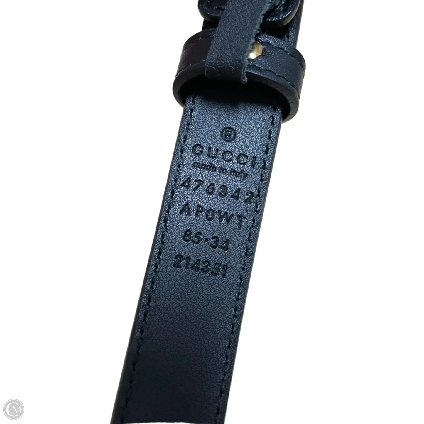 Belt Luxury Designer By Gucci, Size: