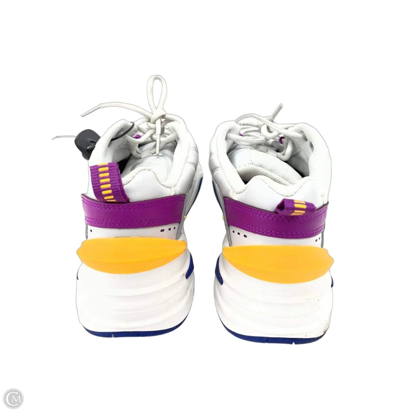 Shoes Athletic By Nike In Grey & Orange, Size: 10