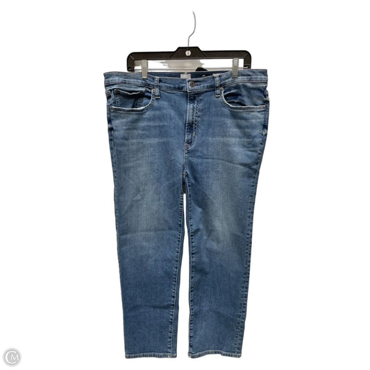 Jeans Cropped By Edwin In Blue Denim, Size: 18