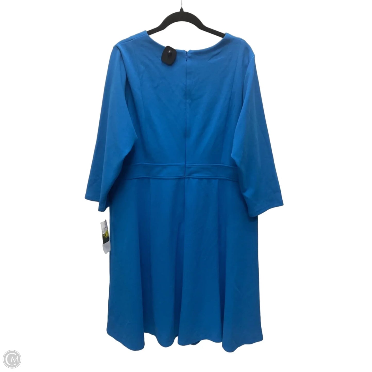 Dress Work By London Times In Blue, Size: 2x