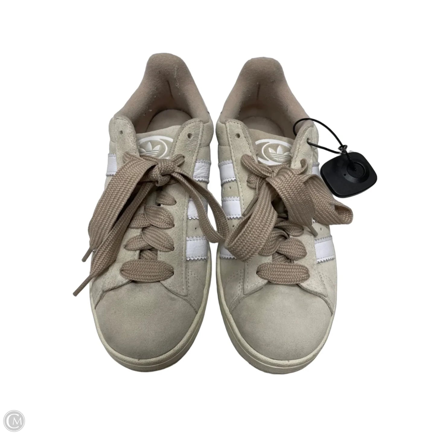 Shoes Sneakers By Adidas In Tan & White, Size: 8