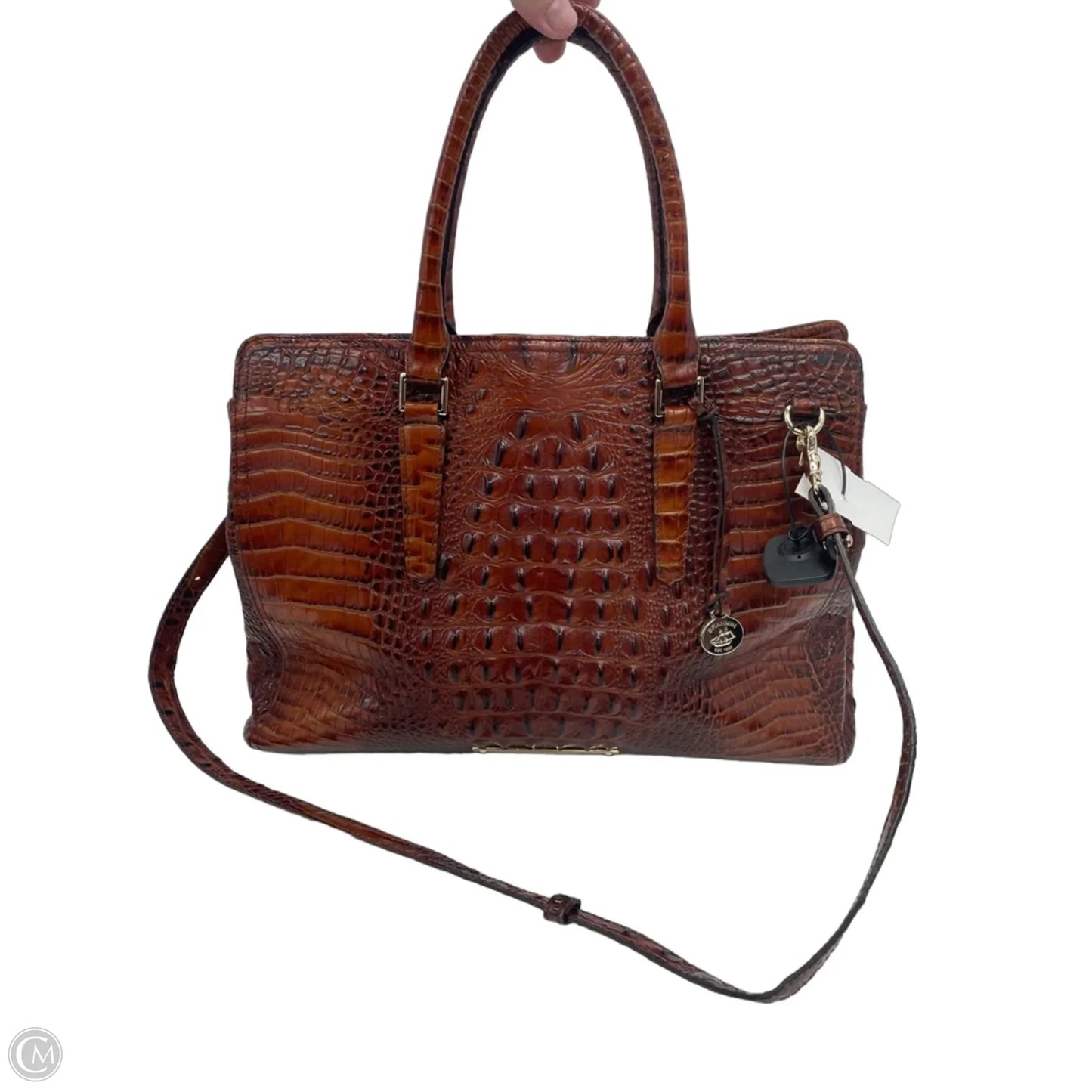 Handbag Designer By Brahmin, Size: Large