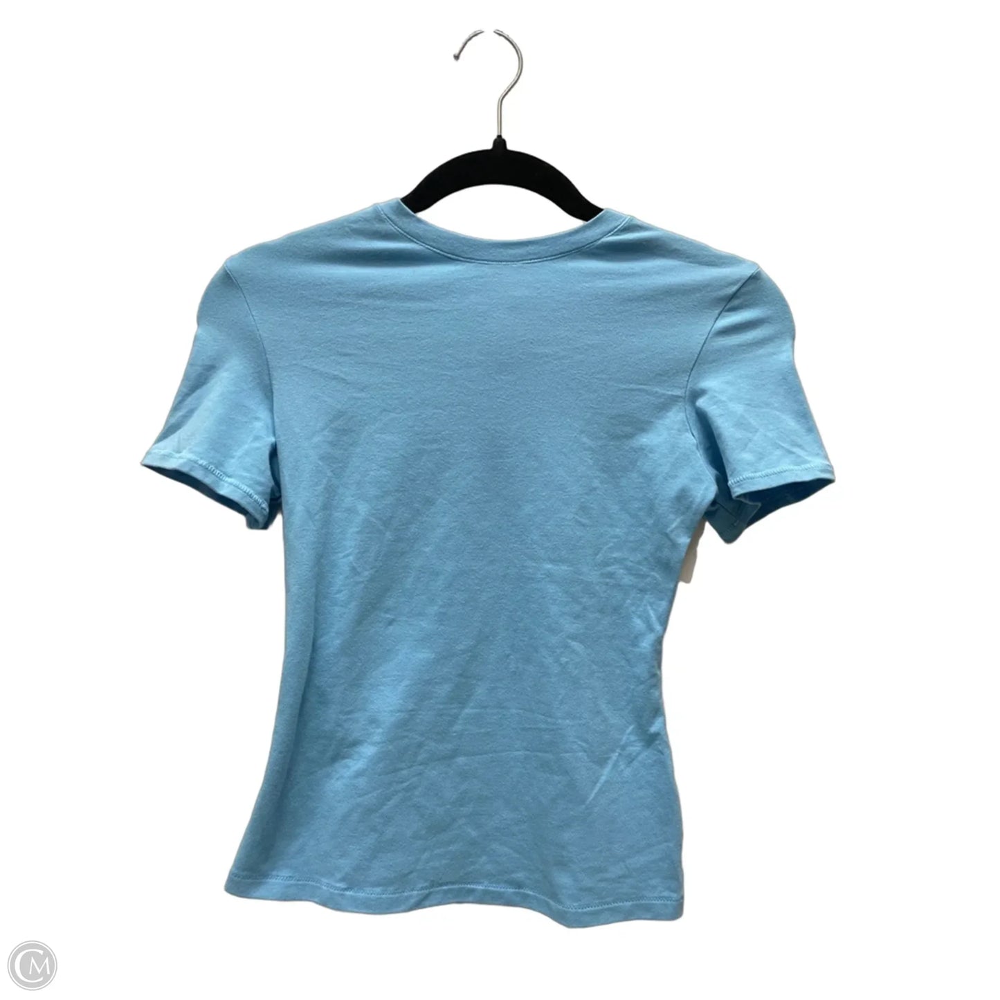 Top Short Sleeve Basic By Skims In Blue, Size: S