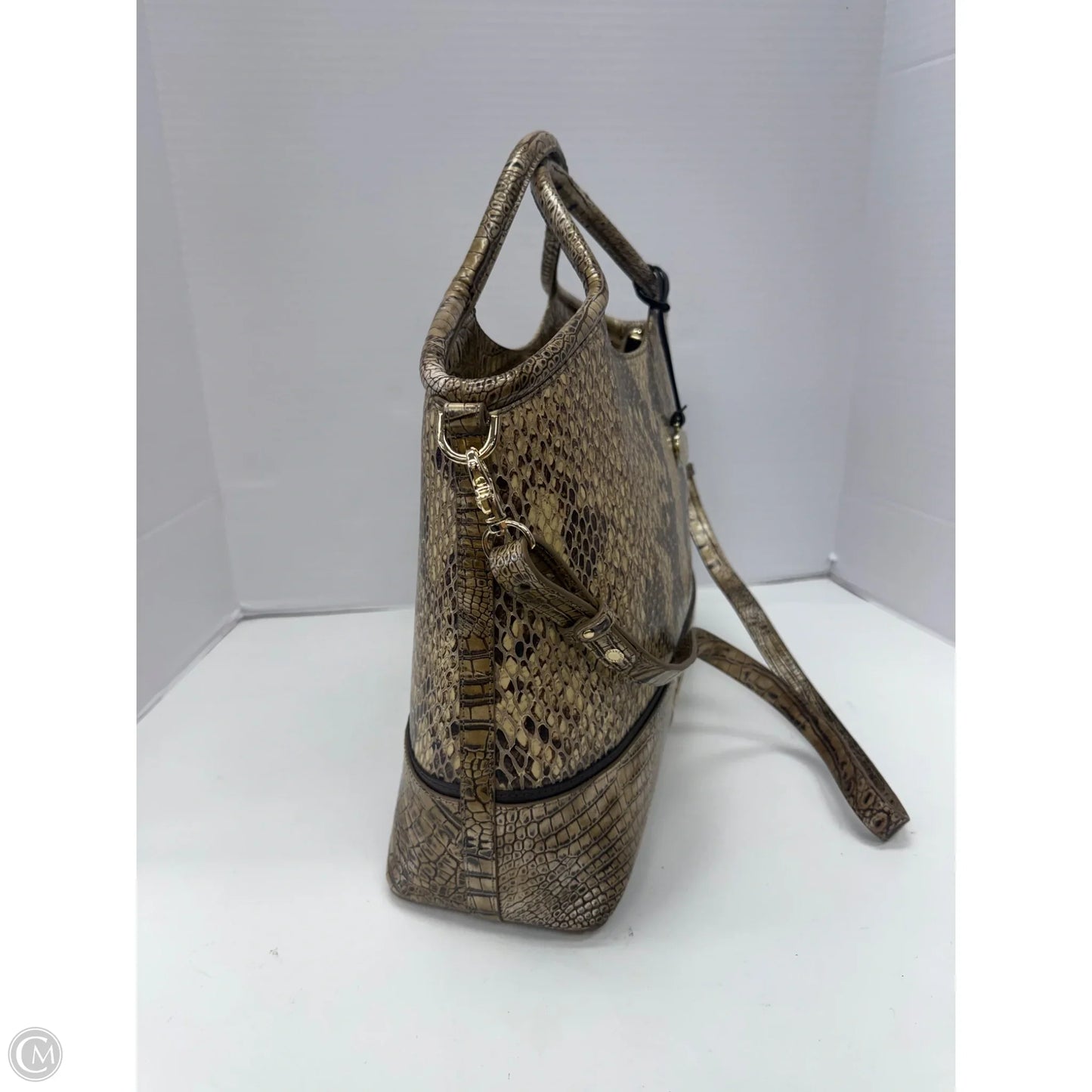 Handbag Designer By Brahmin, Size: Large