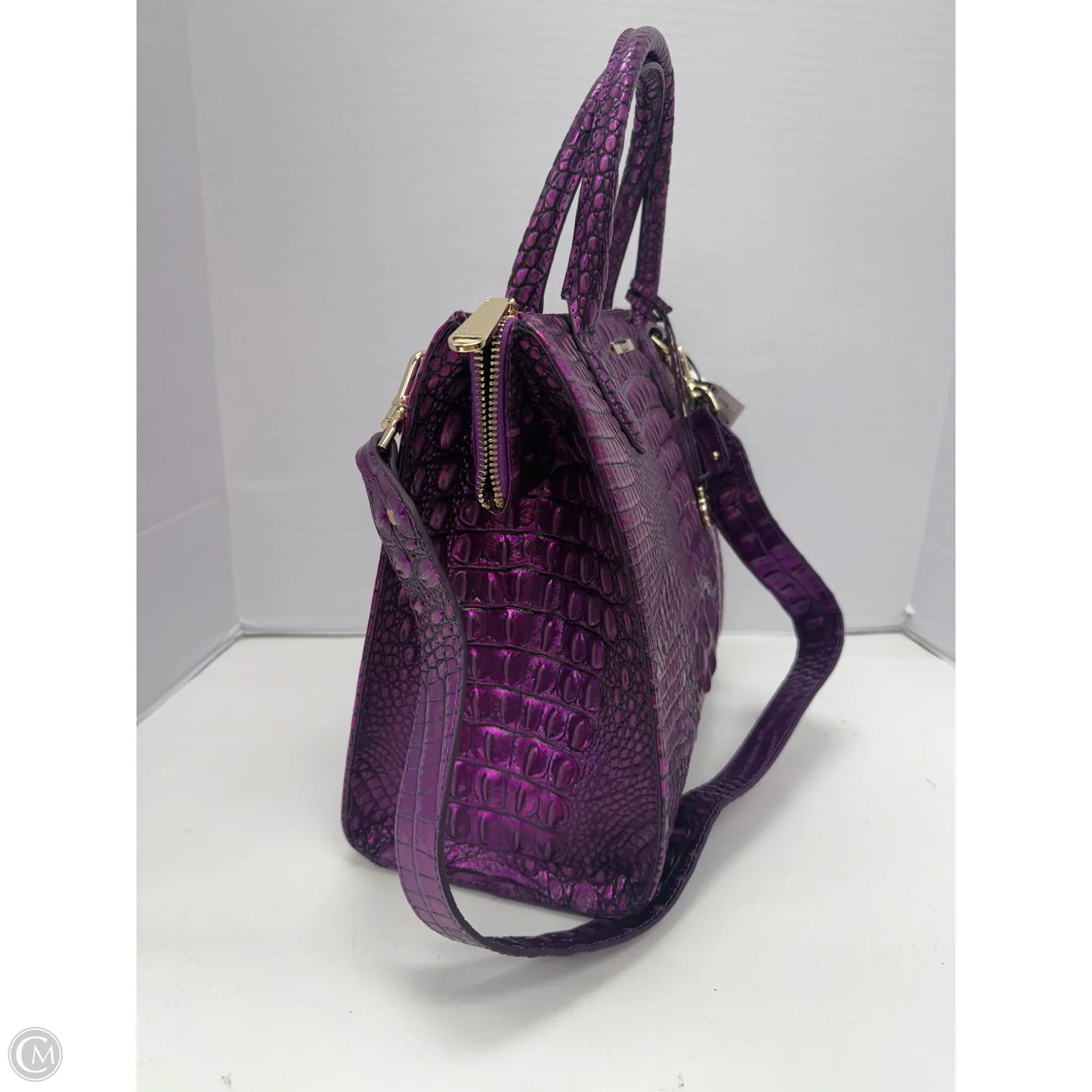 Handbag Designer By Brahmin, Size: Medium