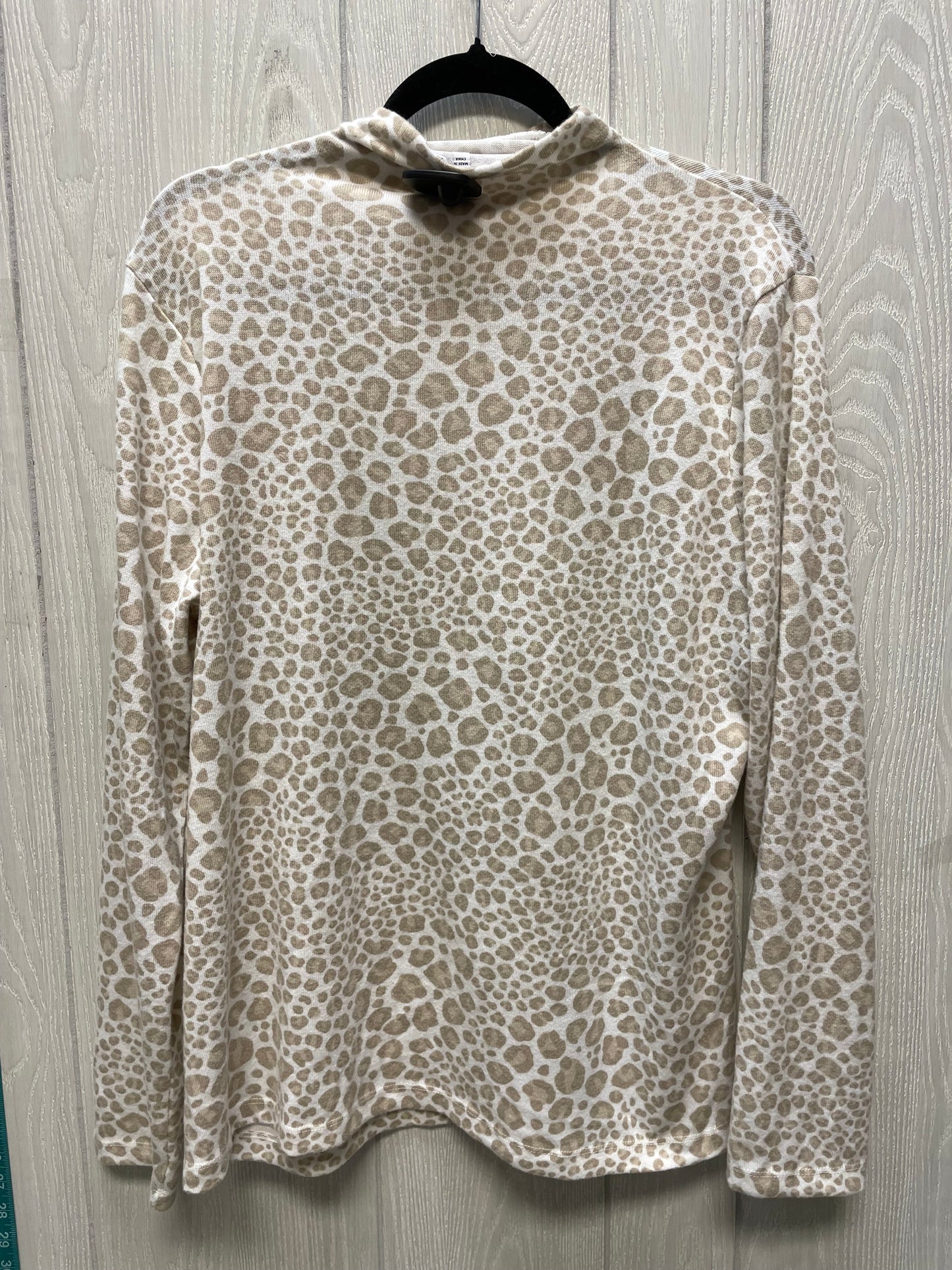 Top Long Sleeve By Clothes Mentor In Animal Print, Size: Xl