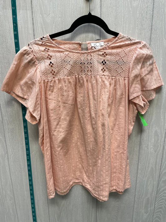 Peach Top Short Sleeve Ella Moss, Size S