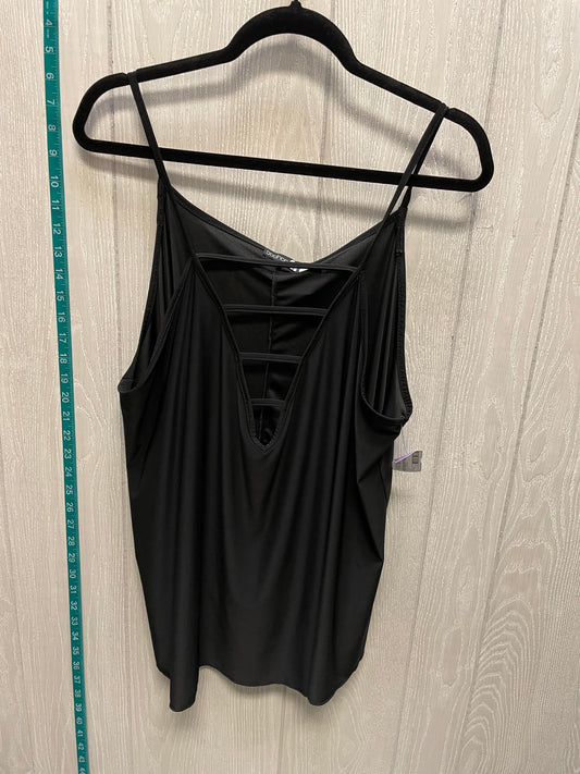 Black Top Sleeveless Boohoo Boutique, Size 1x