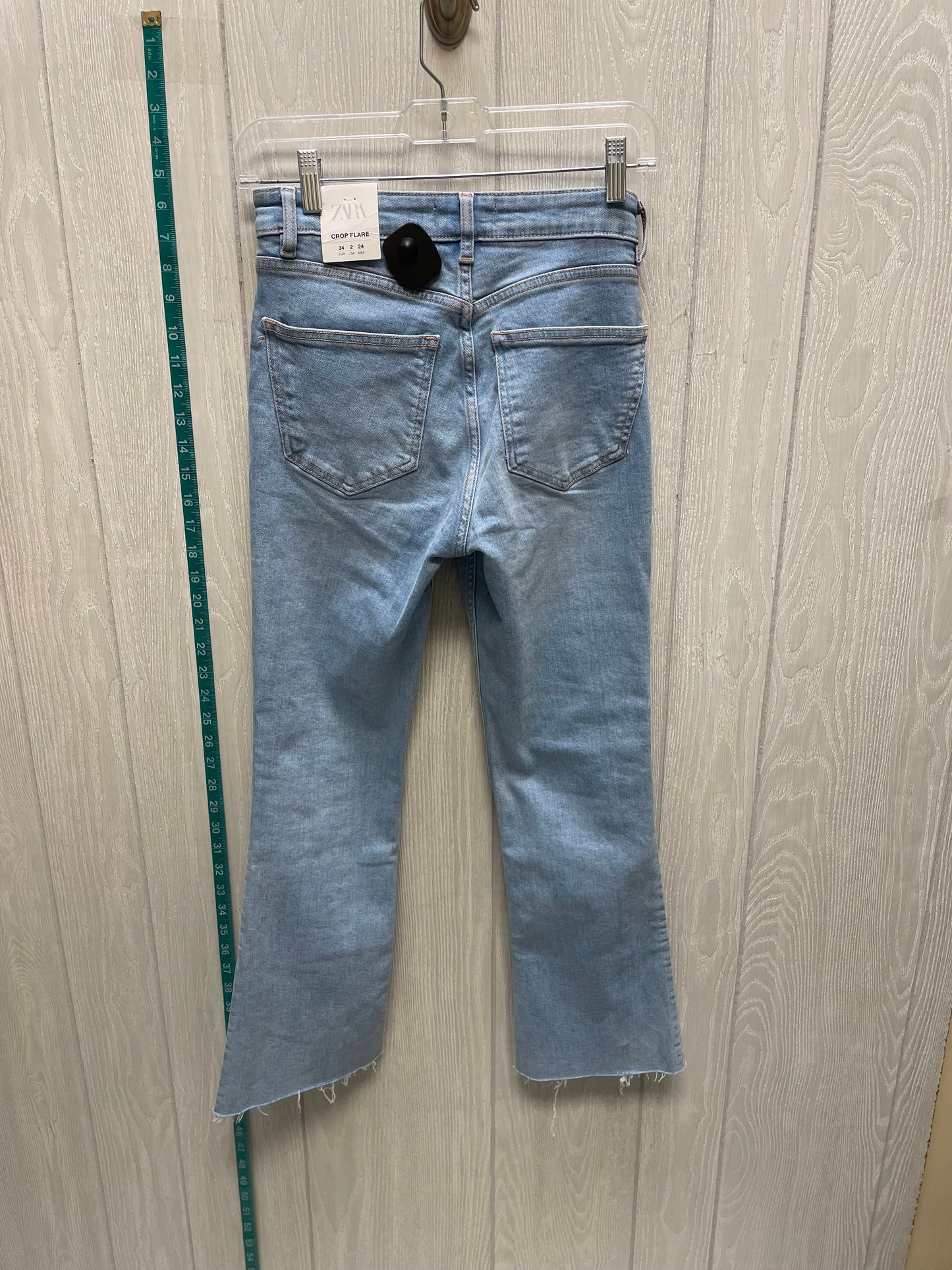 Blue Denim Jeans Flared Zara, Size 2