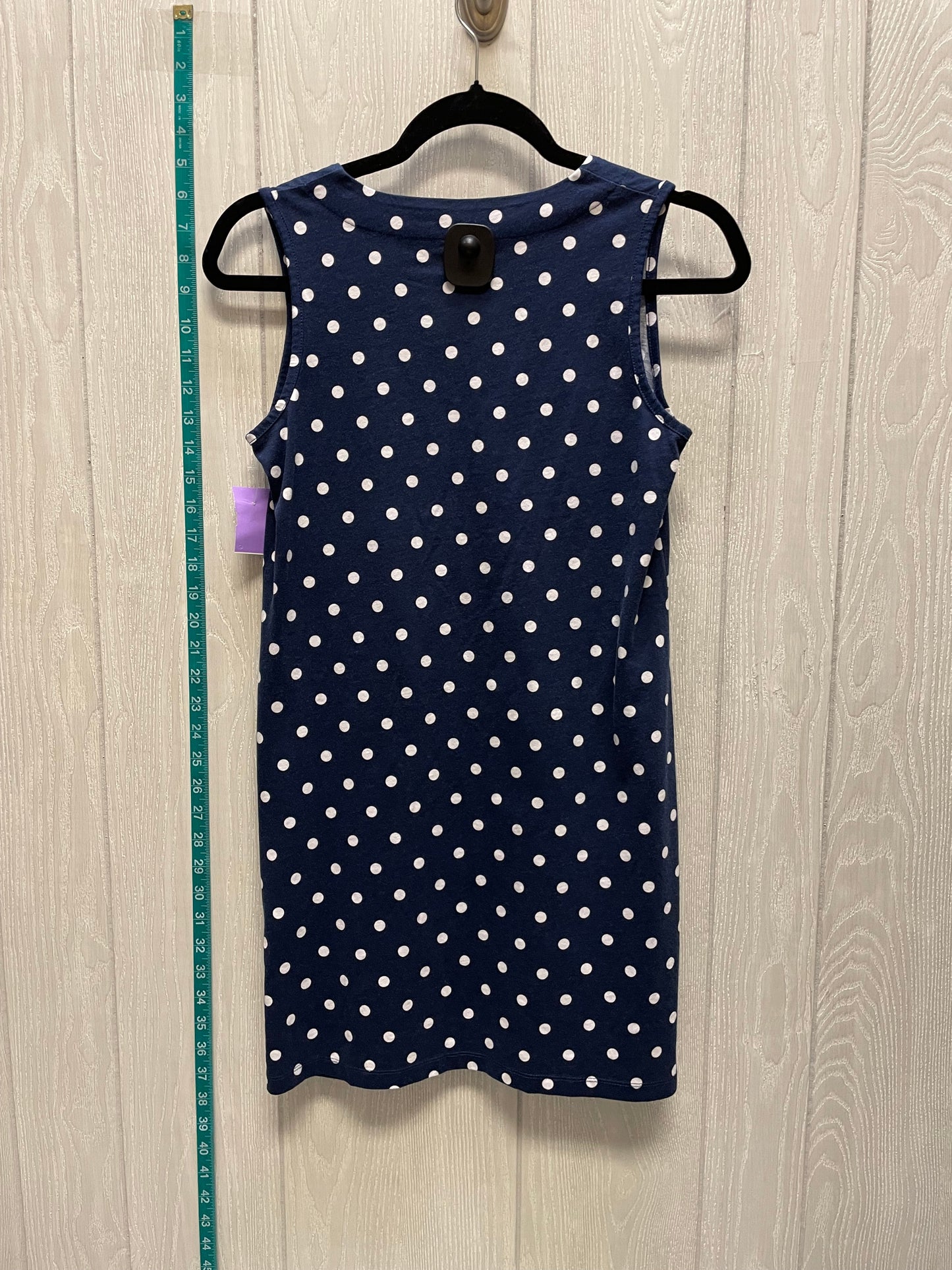 Polkadot Pattern Dress Casual Short Lands End, Size Xs