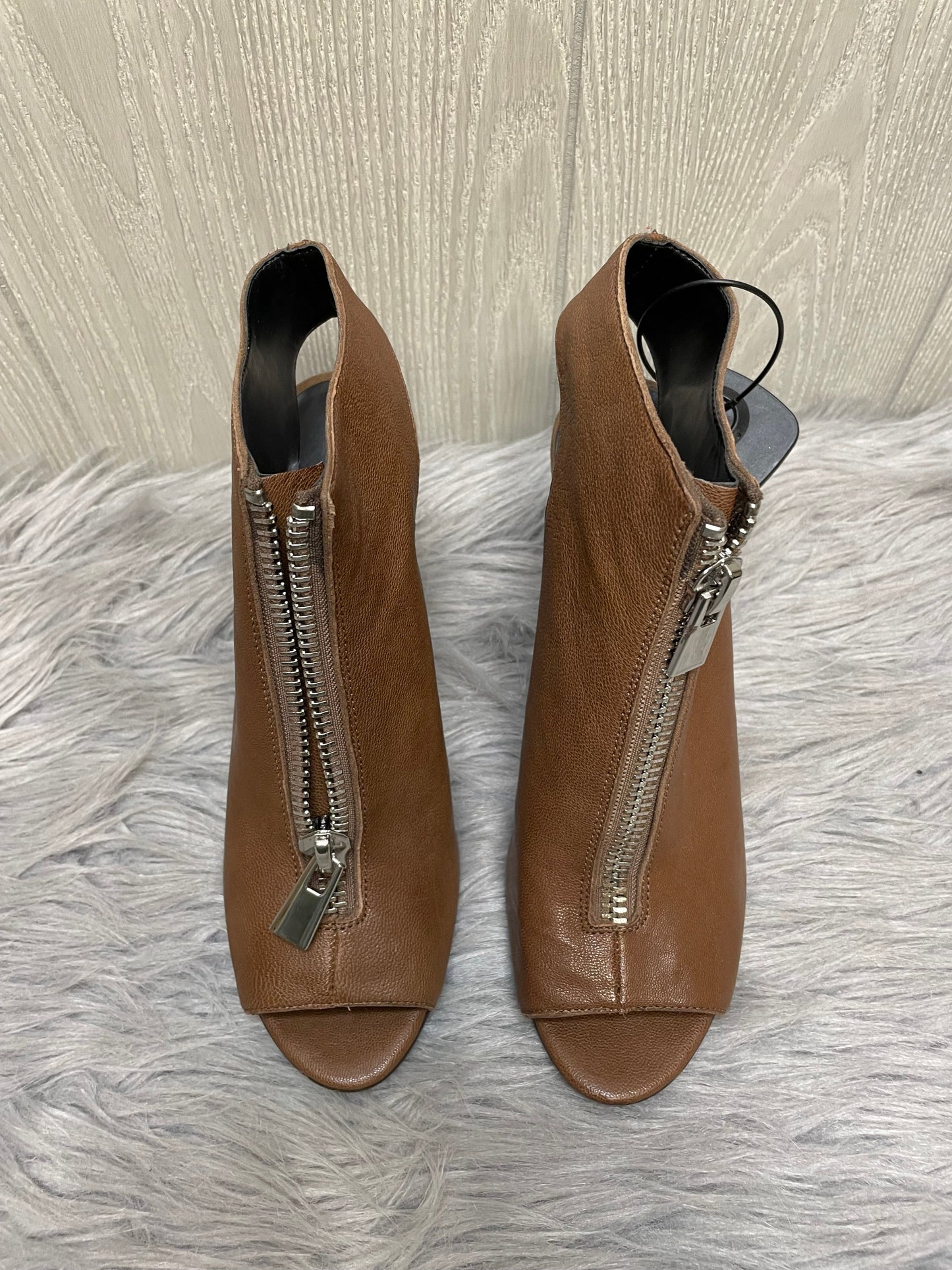 Brown Shoes Heels Wedge Nine West, Size 9