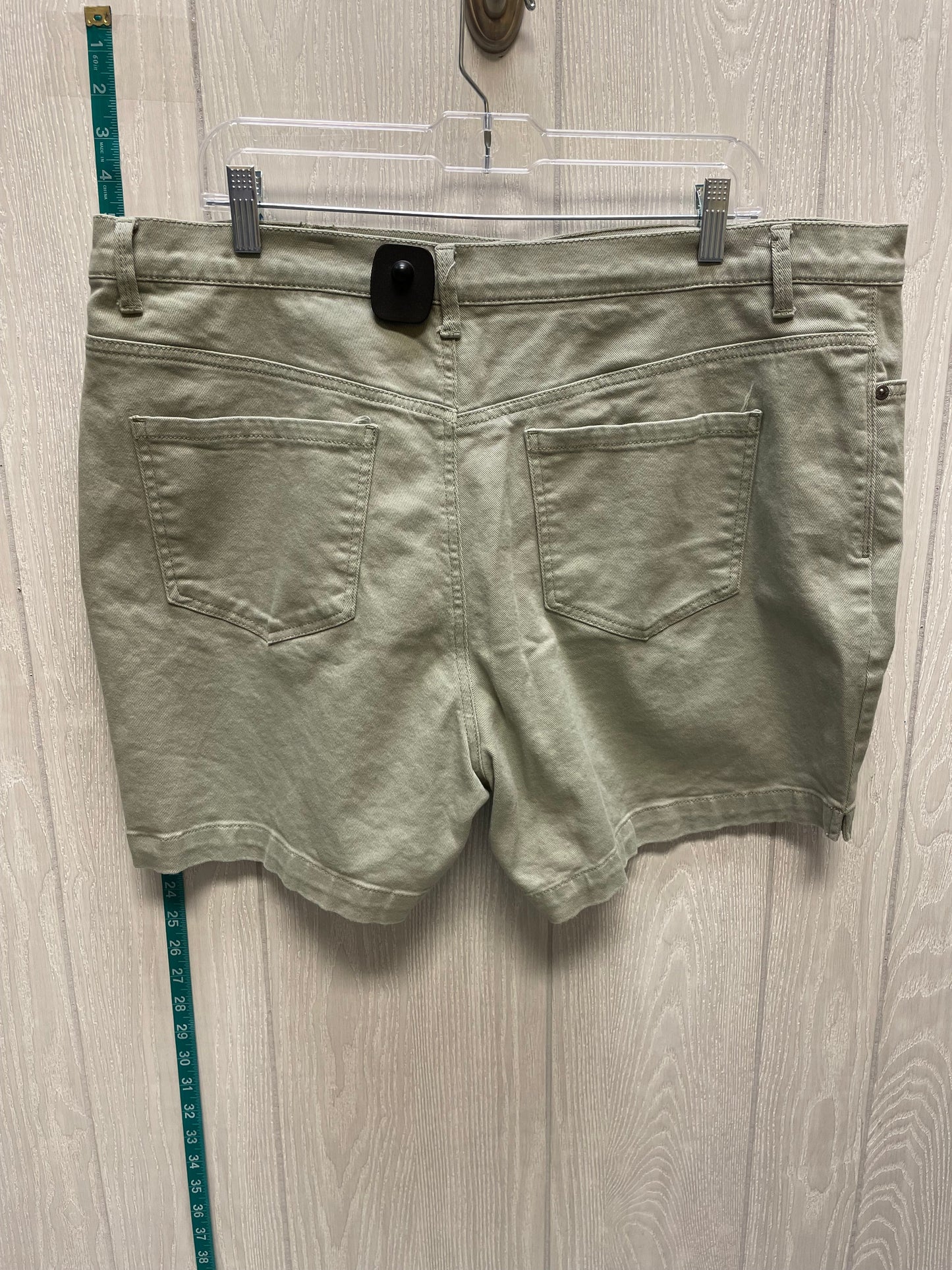 Green Shorts Gloria Vanderbilt, Size 18