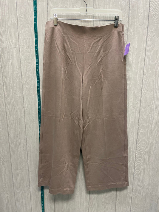 Tan Pants Wide Leg Jules & Leopold, Size 12