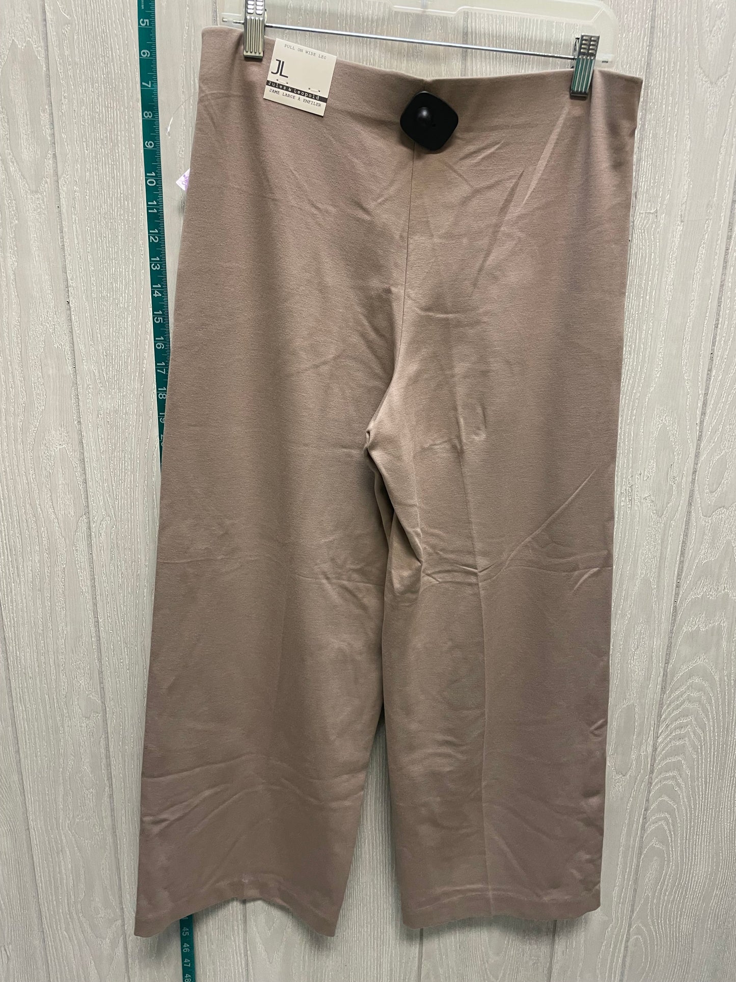 Tan Pants Wide Leg Jules & Leopold, Size 12