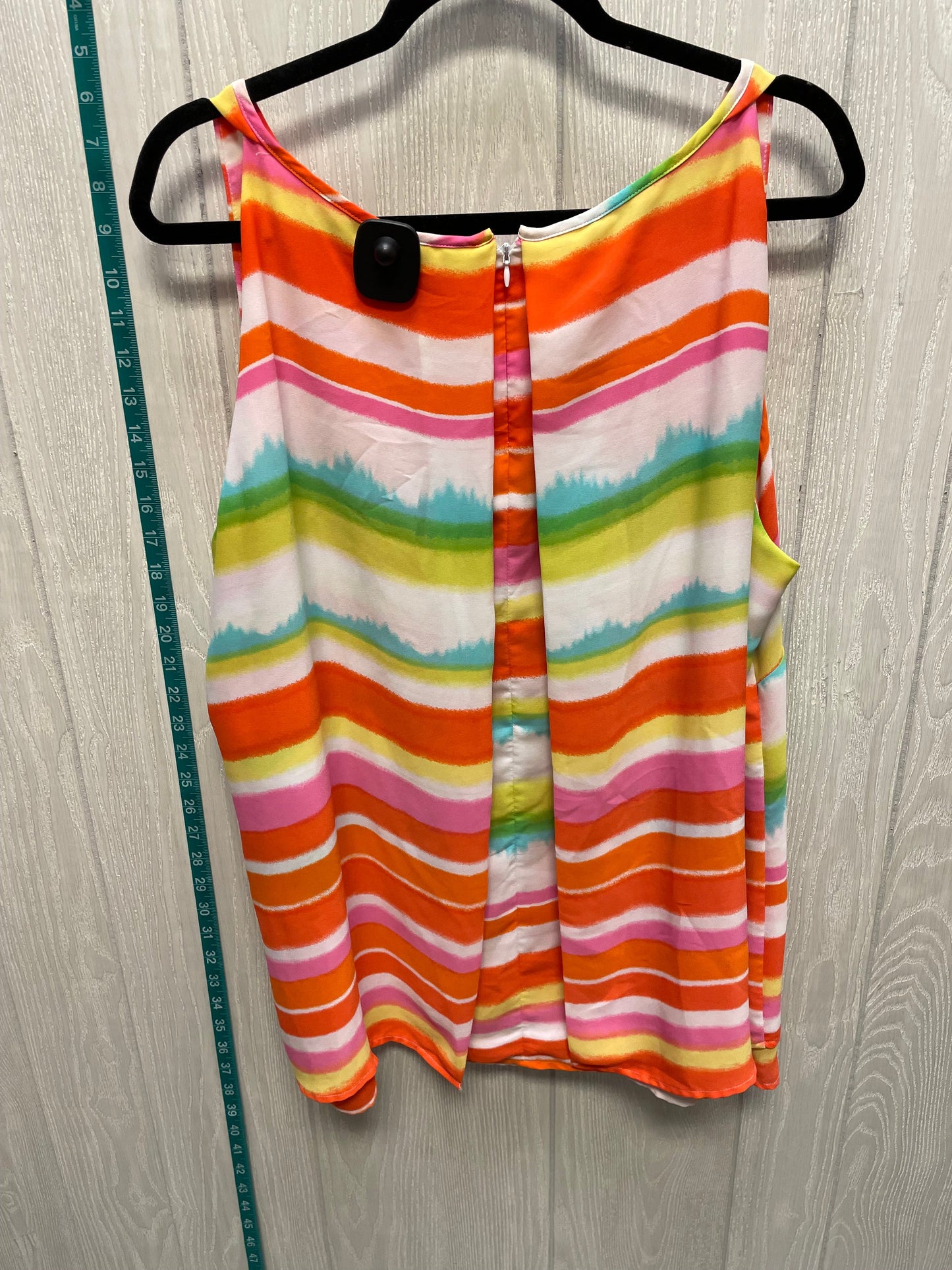 Striped Pattern Top Sleeveless New Directions, Size 2x