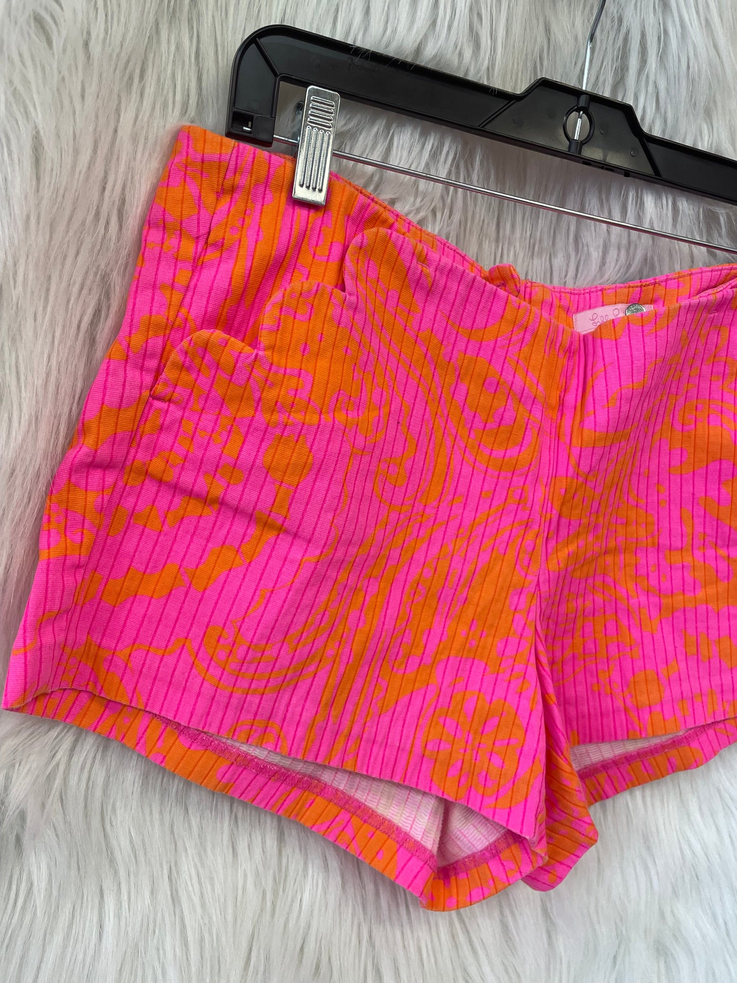 Orange & Pink Shorts Lilly Pulitzer, Size 8