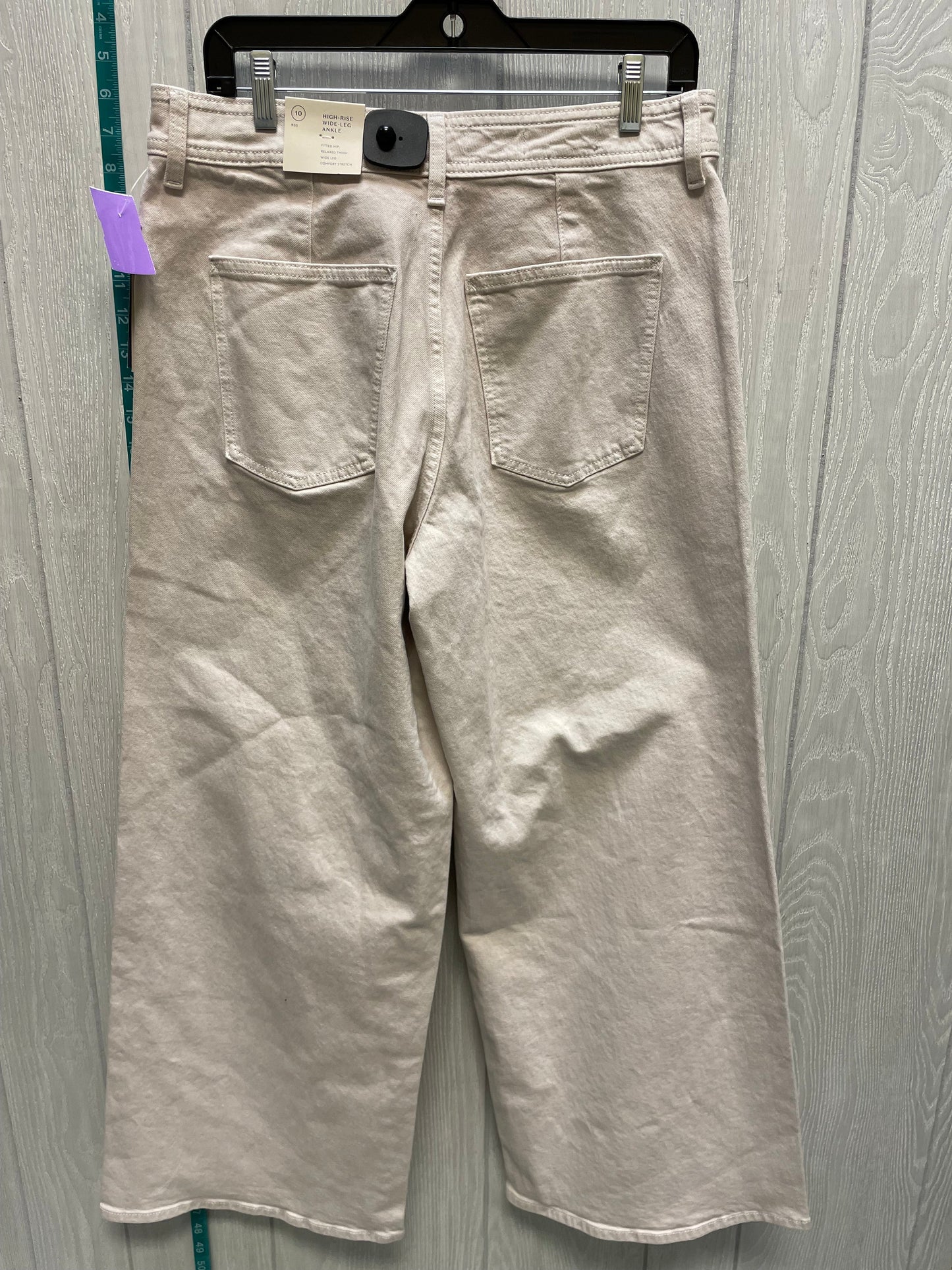 Tan Denim Jeans Wide Leg Universal Thread, Size 10