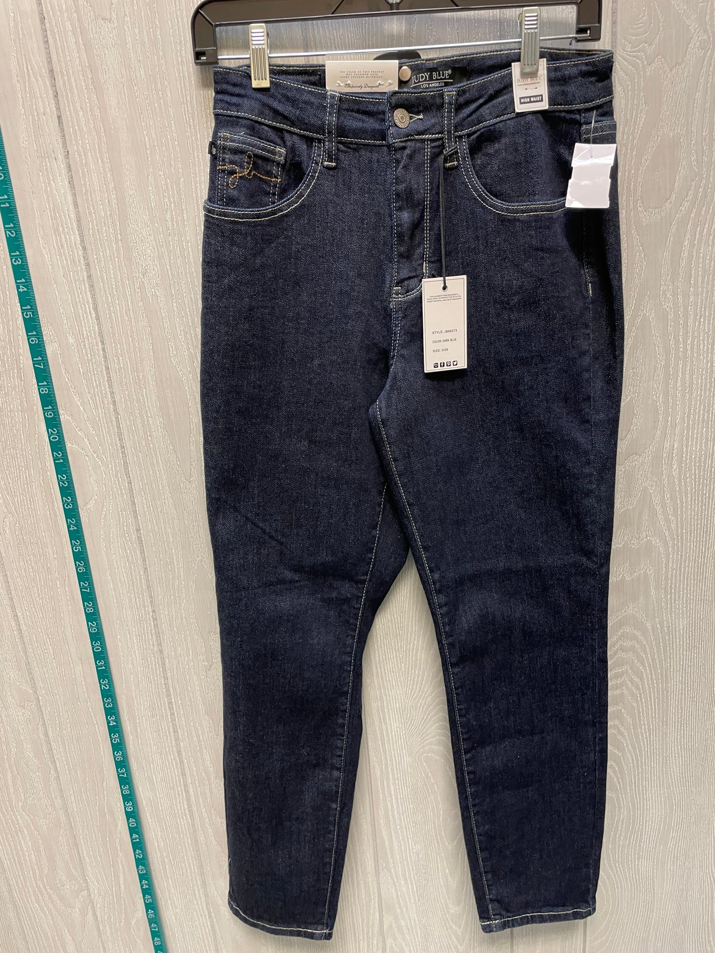 Jeans Straight By Judy Blue In Blue Denim, Size: 2