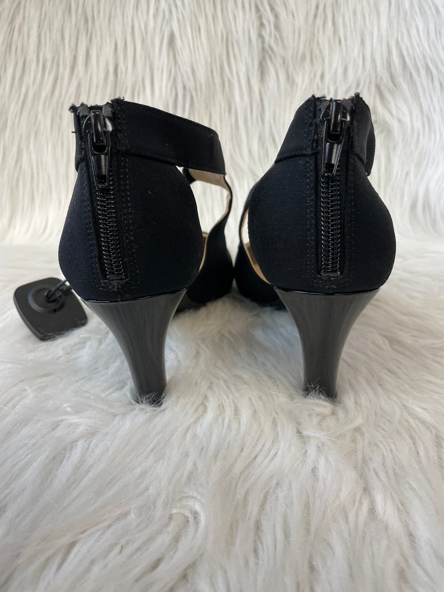 Black Shoes Heels Block Life Stride, Size 8.5