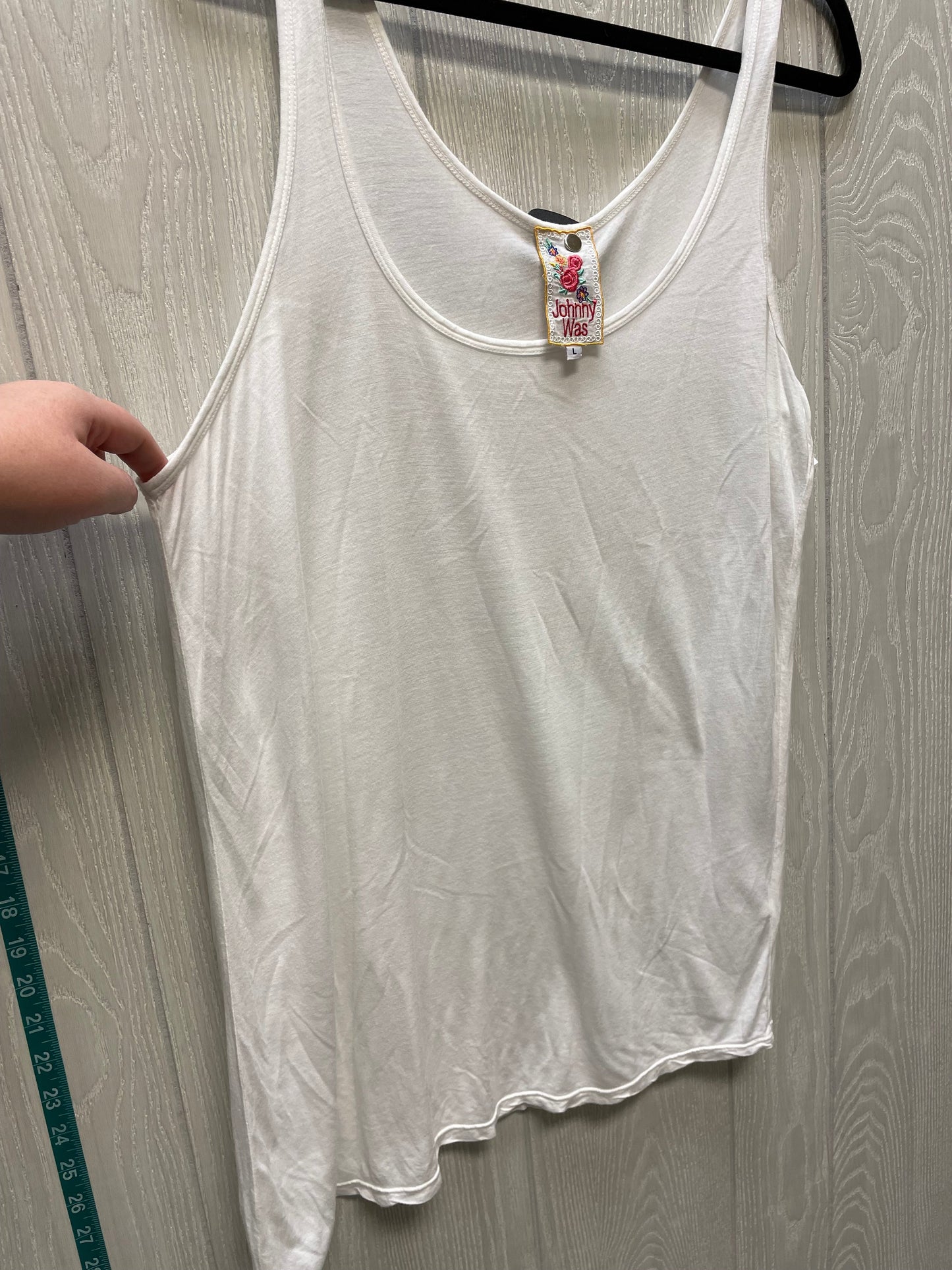 Tank Top By Johnny Was In White, Size: L