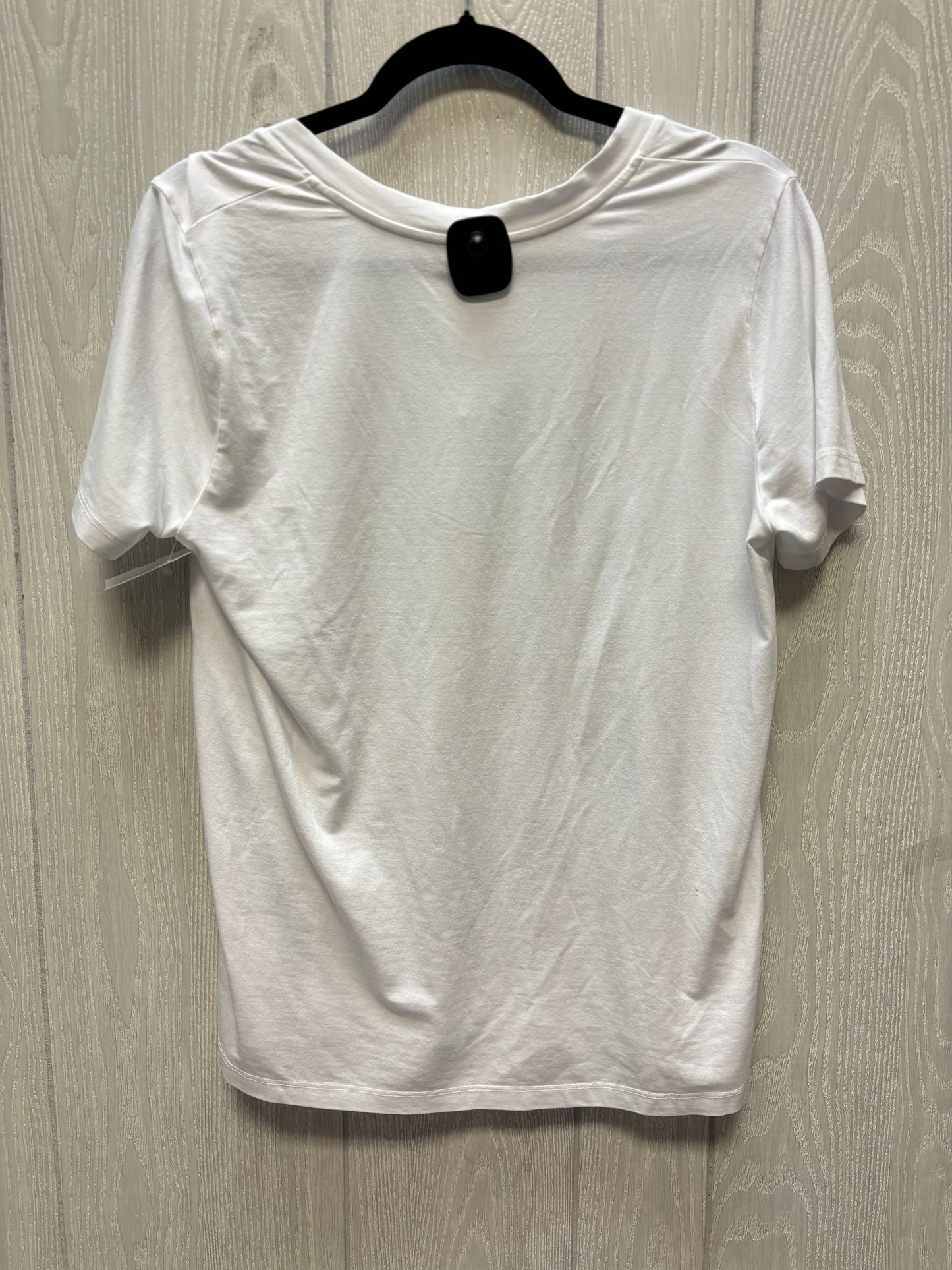 Top Short Sleeve By Johnny Was In White, Size: M