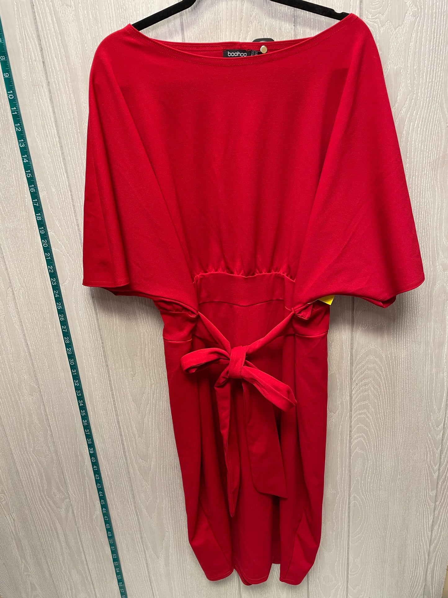 Dress Party Midi By Boohoo Boutique In Red, Size: 1x