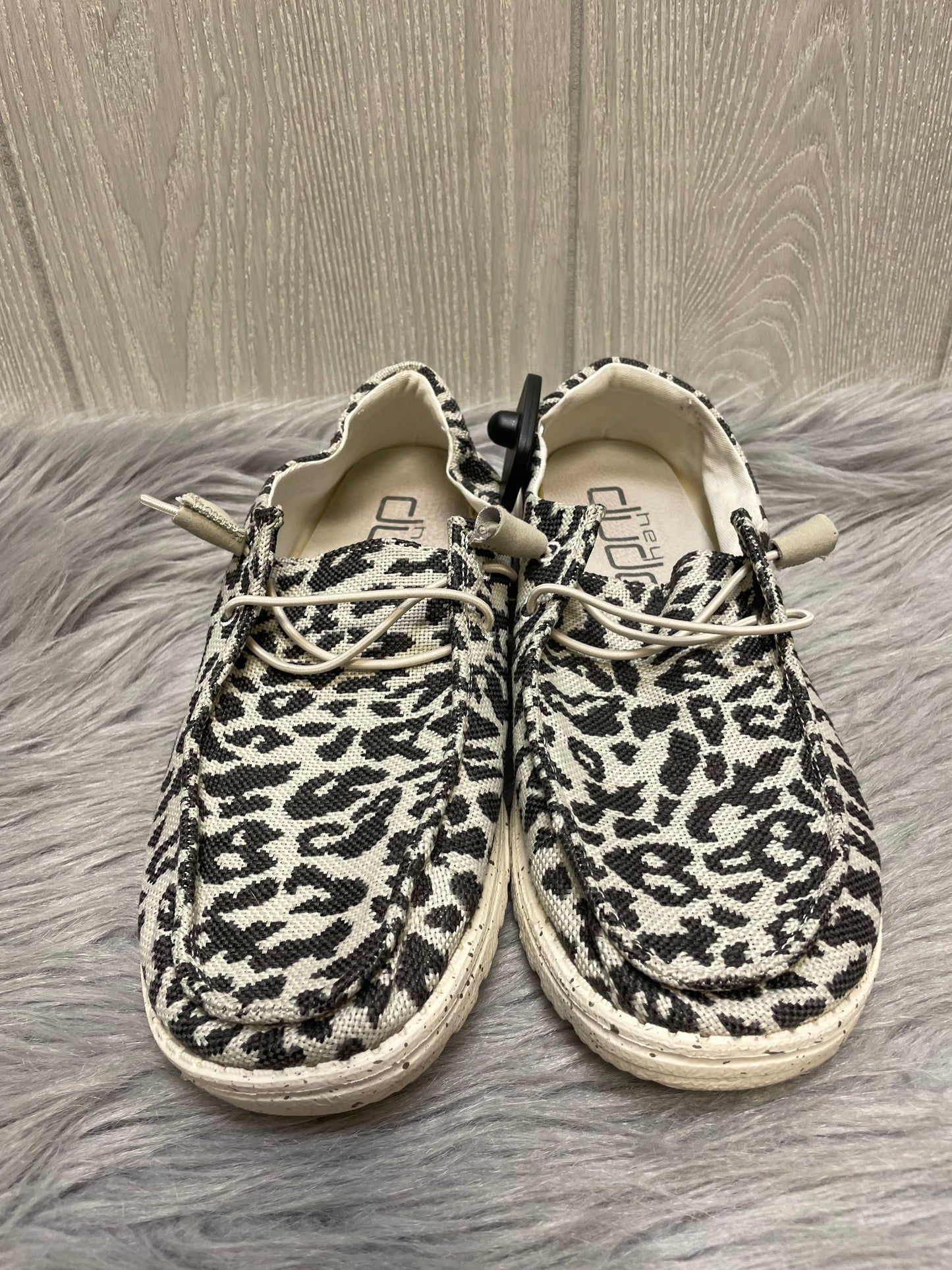 Shoes Sneakers By Hey Dude In Animal Print, Size: 10