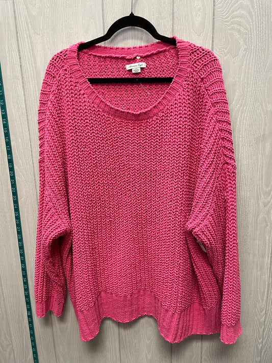 Sweater By American Eagle In Pink, Size: L