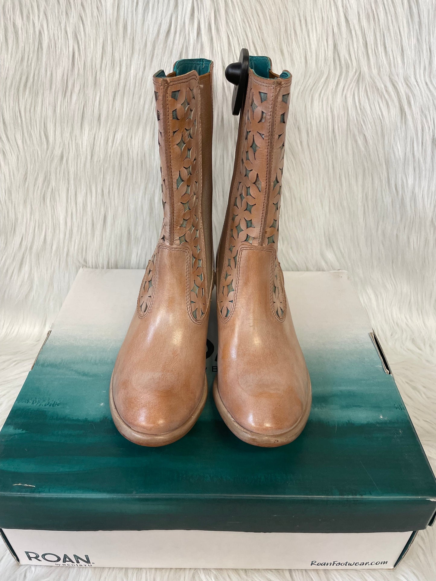 Boots Leather By Bed Stu In Copper, Size: 7.5