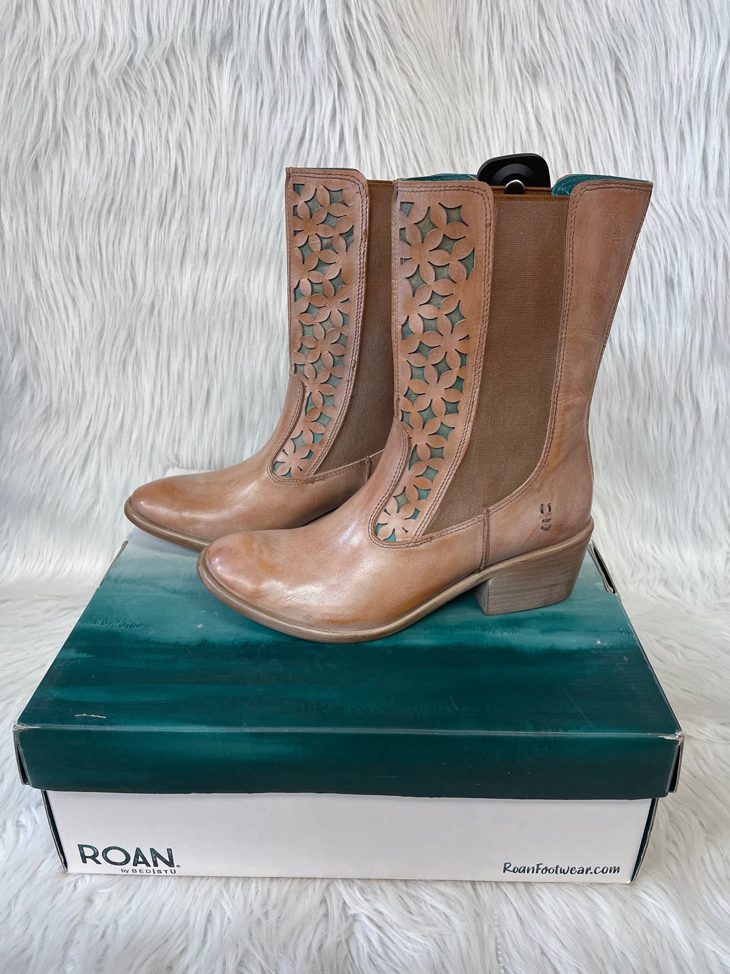 Boots Leather By Bed Stu In Copper, Size: 7.5