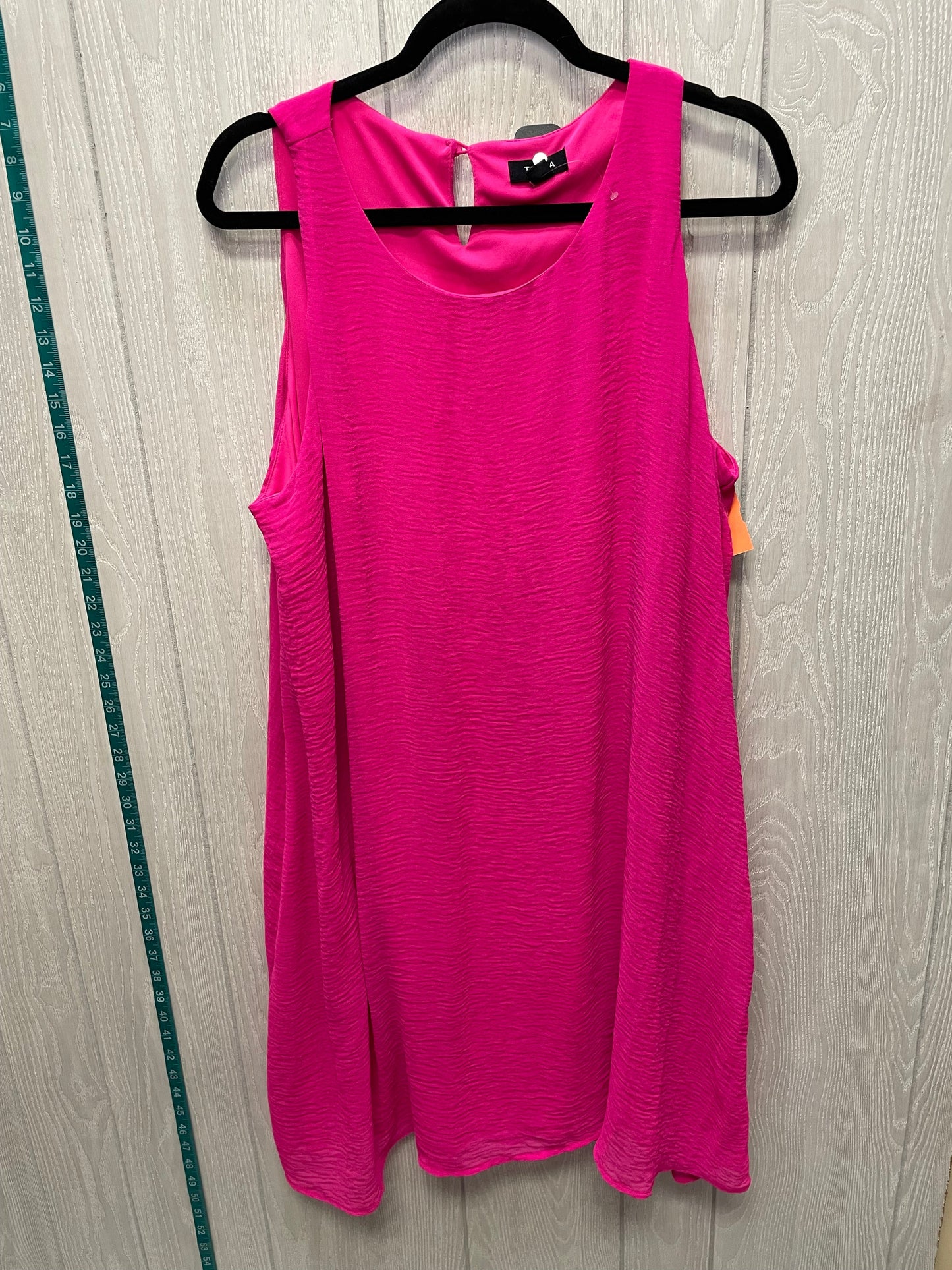 Dress Casual Short By Tacera In Pink, Size: 2x