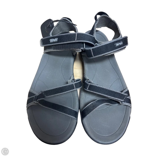 Sandals Sport By Teva In Black & Grey, Size: 6.5