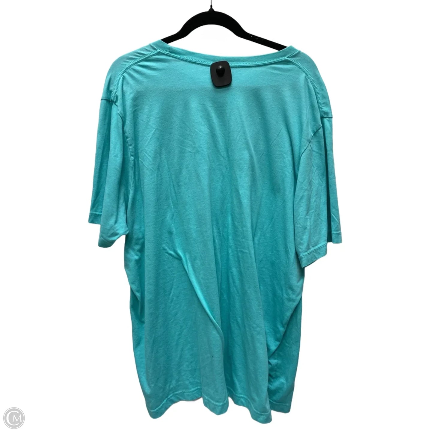 Top Short Sleeve Basic By Bella + Canvas In Aqua, Size: 3x
