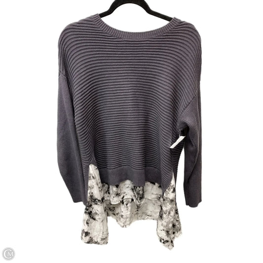 Sweater By Simply Vera In Grey, Size: Xl