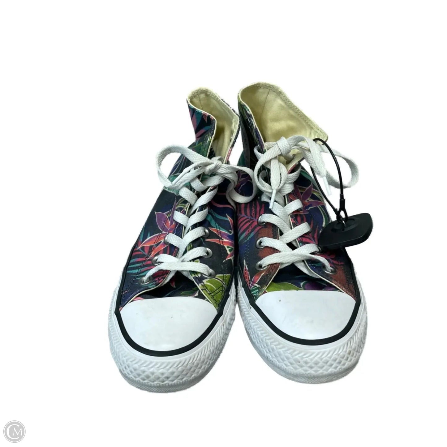 Shoes Sneakers By Converse In Tropical Print, Size: 7
