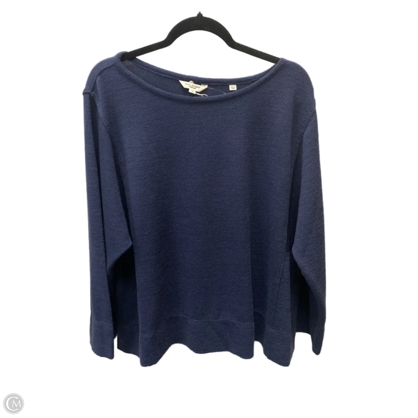 Top Long Sleeve By Max Studio In Nautical Print, Size: 1x